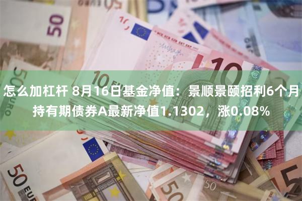 怎么加杠杆 8月16日基金净值：景顺景颐招利6个月持有期债券A最新净值1.1302，涨0.08%