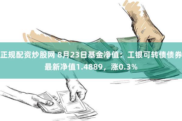 正规配资炒股网 8月23日基金净值：工银可转债债券最新净值1.4889，涨0.3%