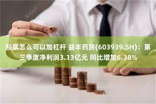 股票怎么可以加杠杆 益丰药房(603939.SH)：第三季度净利润3.13亿元 同比增加6.38%